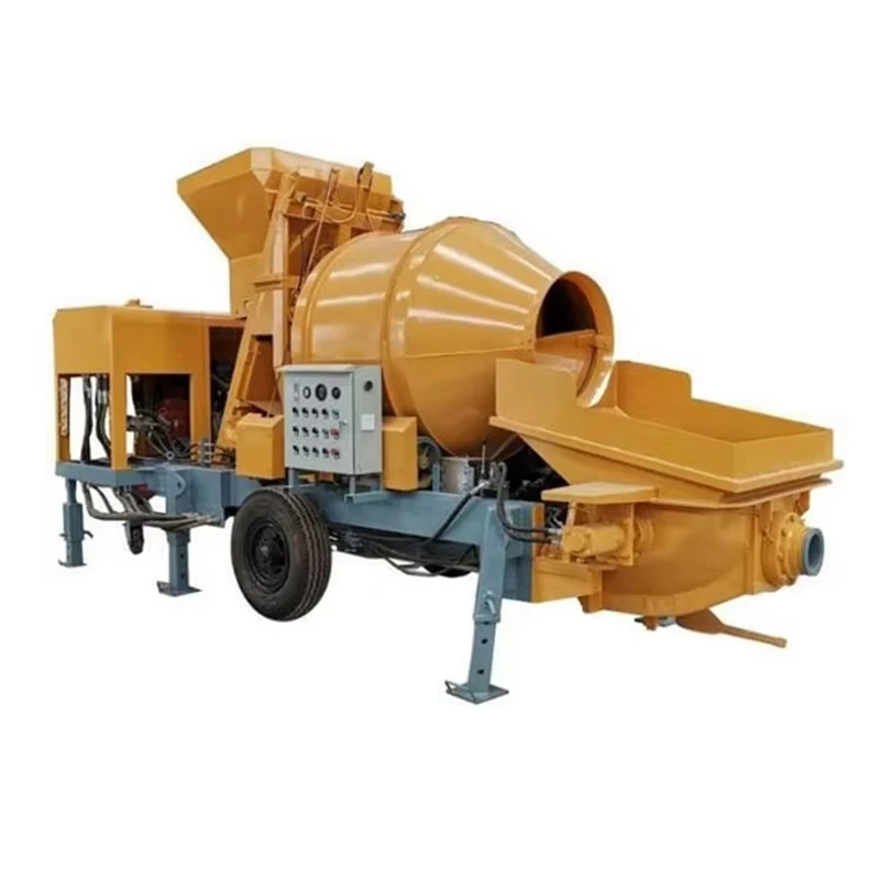 Mobile Concrete Pump Remote Control Fixed Truck Model Clamp Car Pipe Prices 50m3 Concrete Mixer Pump