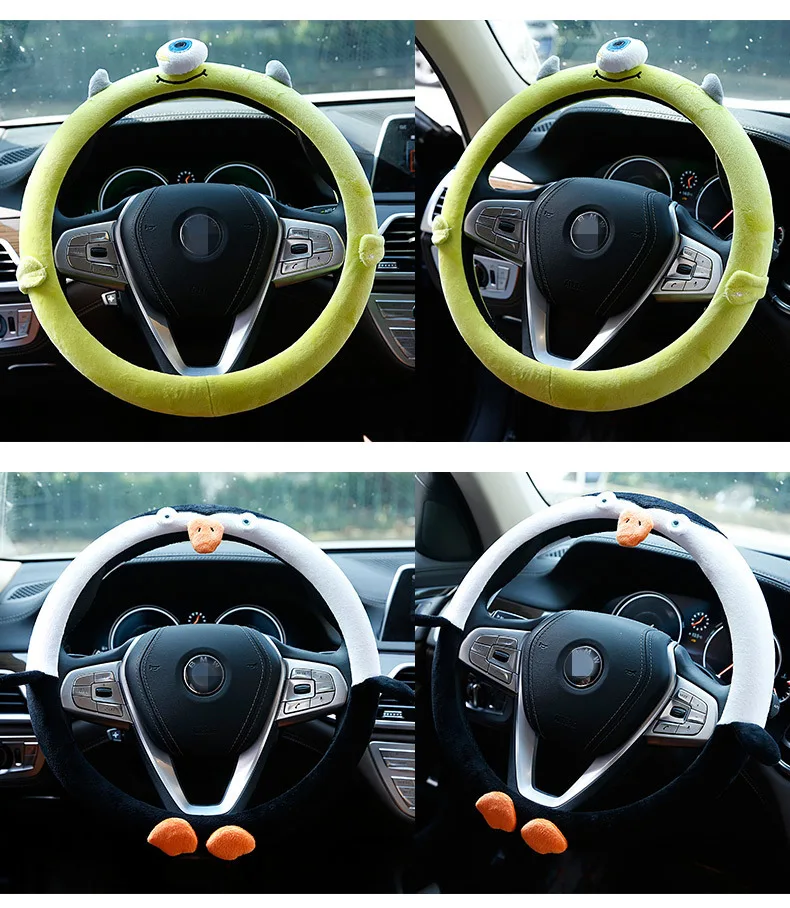 Cartoon Anime Fashion Car Steering Wheel Cover Cute Steering Wheel Cover For Men Girl