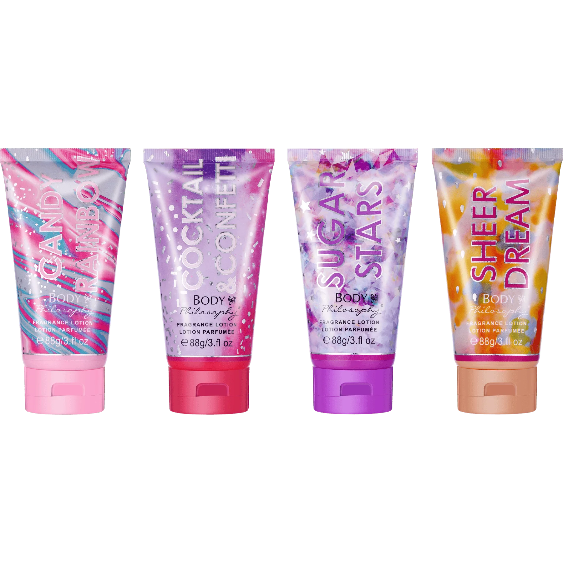 BODYPHILOSOPHY Custom Wholesale 88g Body Lotion Long Lasting Fragrance Nourishing Moisturizing Skin Cream Whitening Feature