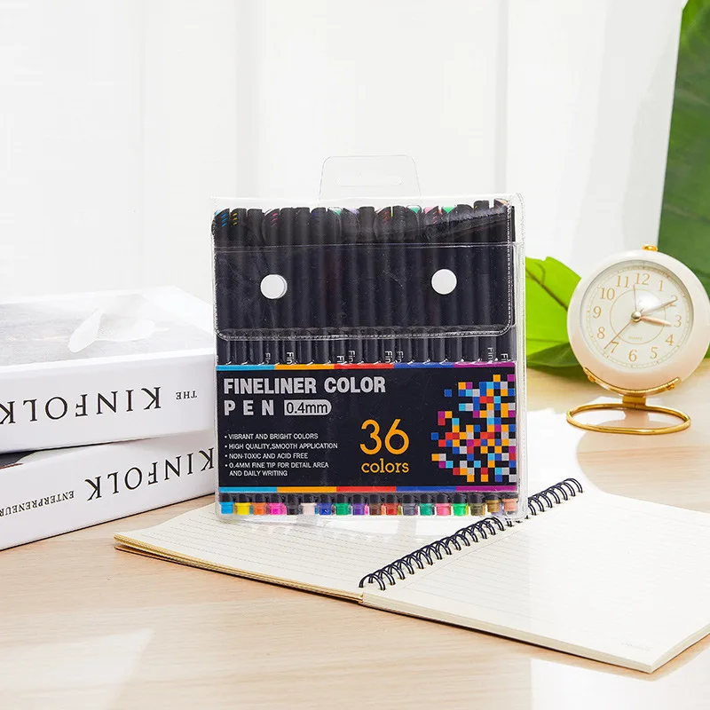 9PCS/SET black fineliner Liner micron needle pen Drawing sta pigment fine liner Sketch Markers