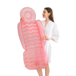 Inflatable spa cushion indoor bathtub backrest suction cup hip cushion chair head cushion water injection