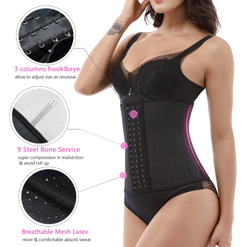 faja moldeadora reductora waste latex waist trainer bandage wrap belt trainers and shape wear for women shapewear