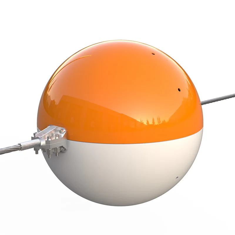 High Pressure Cable Power Lines Fiberglass Aircraft Warning Sphere Ball