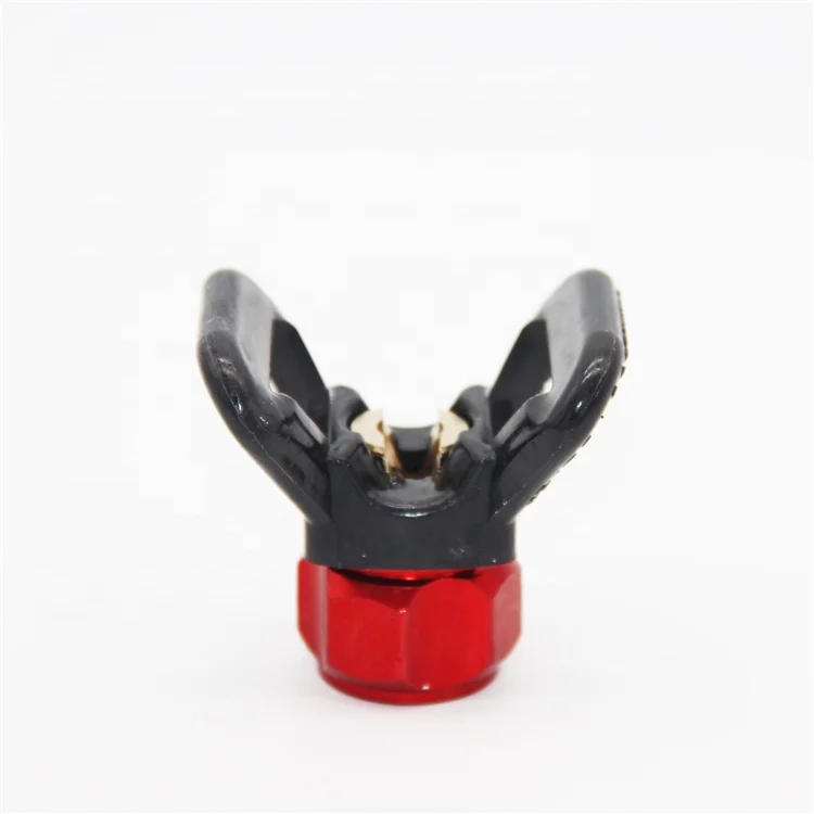customized colorful airless paint tip seat nozzle guard for airless spraying machine gun