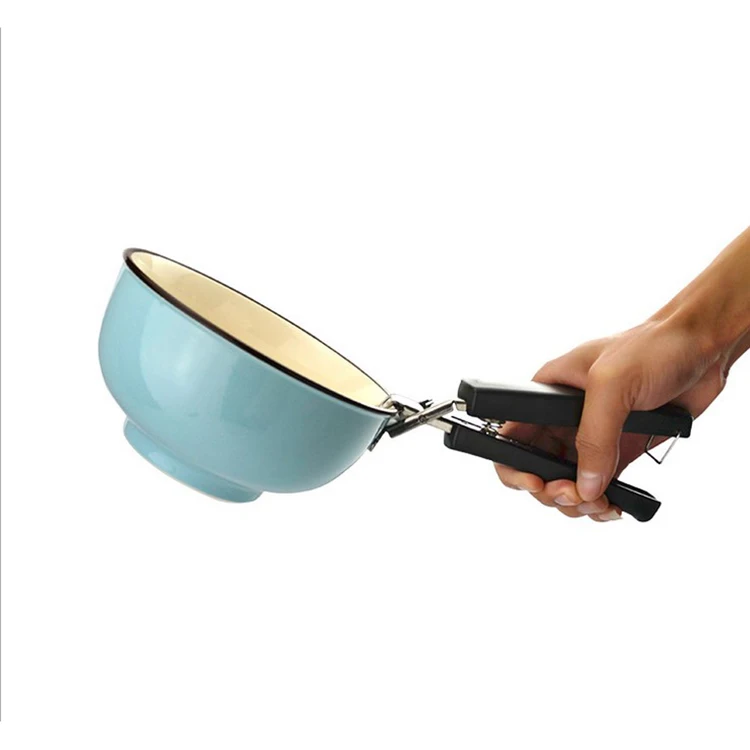 Multi-functional Kitchen Stainless Steel Hot Bowl Lifter Dish Plate Clip Pot Gripper Holder