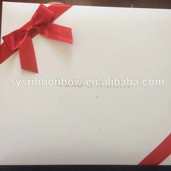 Wholesale and custom satin bows elastic gift ribbon bows