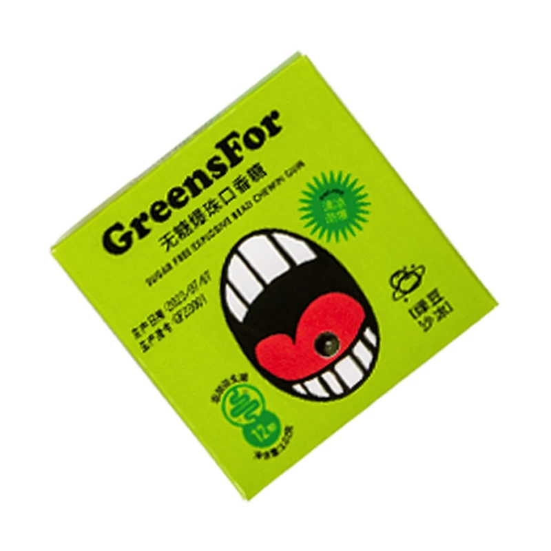 Popping Beads Bubble Gum Rose Mint Flavored Chewing Gum Peppermint Candies