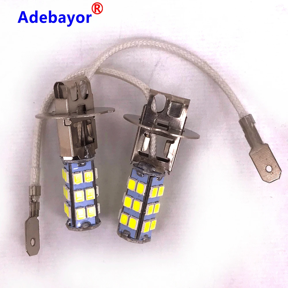H3 2835 25 SMD Car Light Source LED Headlight Bulbs 12V Car Fog Lamp Universal