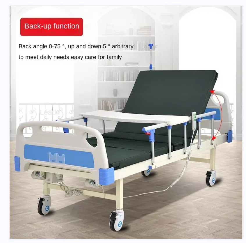Wholesale price Medical Bed Hospital Adjustable Hand Crank Bed 1 Function 2 Functions 3 Function Crank Bed