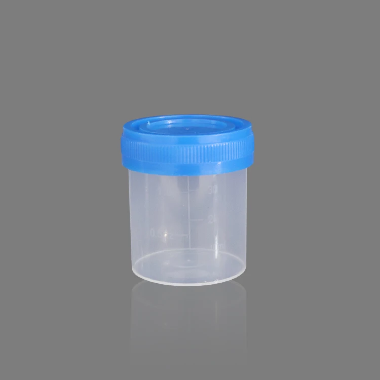 Wholesale Plastic Disposable sterile sputum cup container with lid
