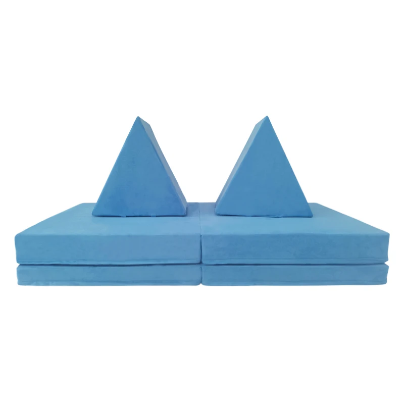 Kids Play Room Furniture Modular Foam Foldable Sofa Bed Floor Couch Toddler Baby Sofas Chair Bed
