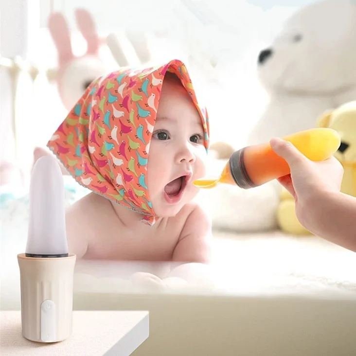 Baby Feeding Supplies Multifunctional Portable USB Mini Handheld Electric Baby Food Mixer Chopper Processor Maker Blender