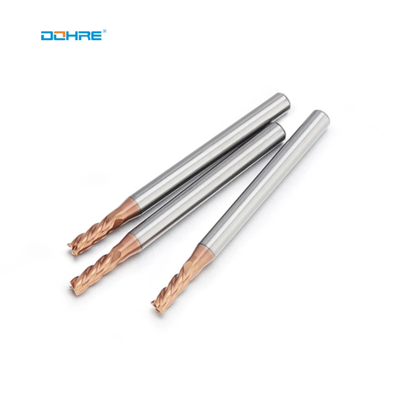 Dohre manufacturer low price 4 flutes carbide square cnc endmill cutter