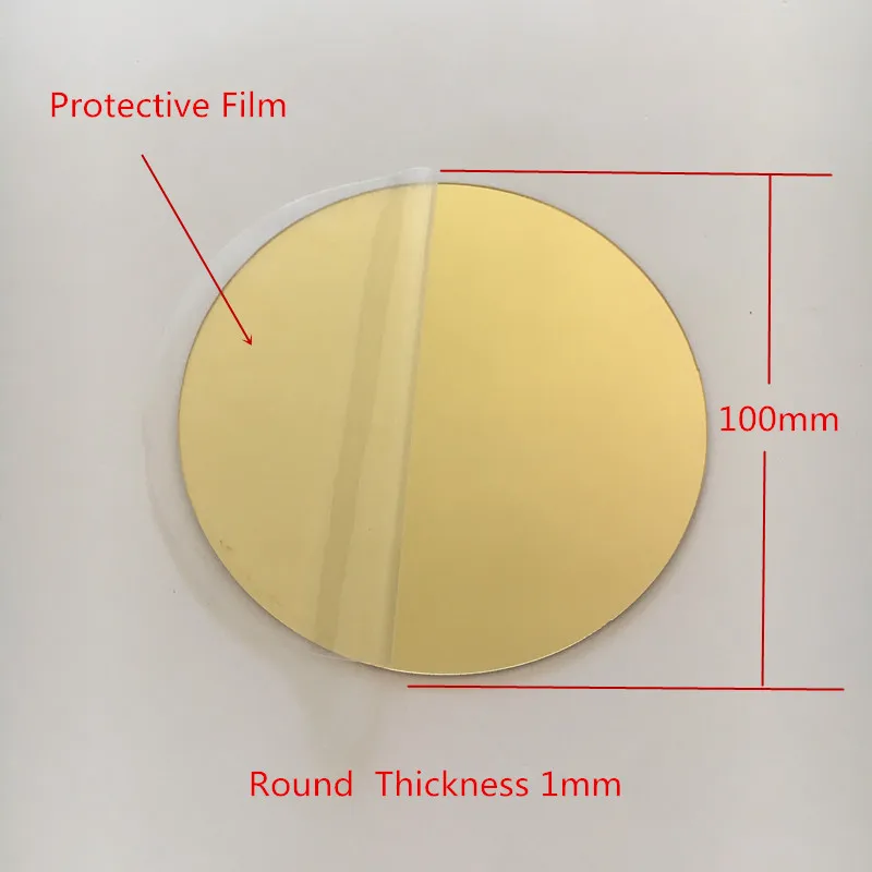 
Round Acrylic Mirror Sheet OD100x1mm 3D Wall Sticker Mirrors PMMA Plastic Glass Home Hotel Decorative Lens Miroir Mural DIY Plak 