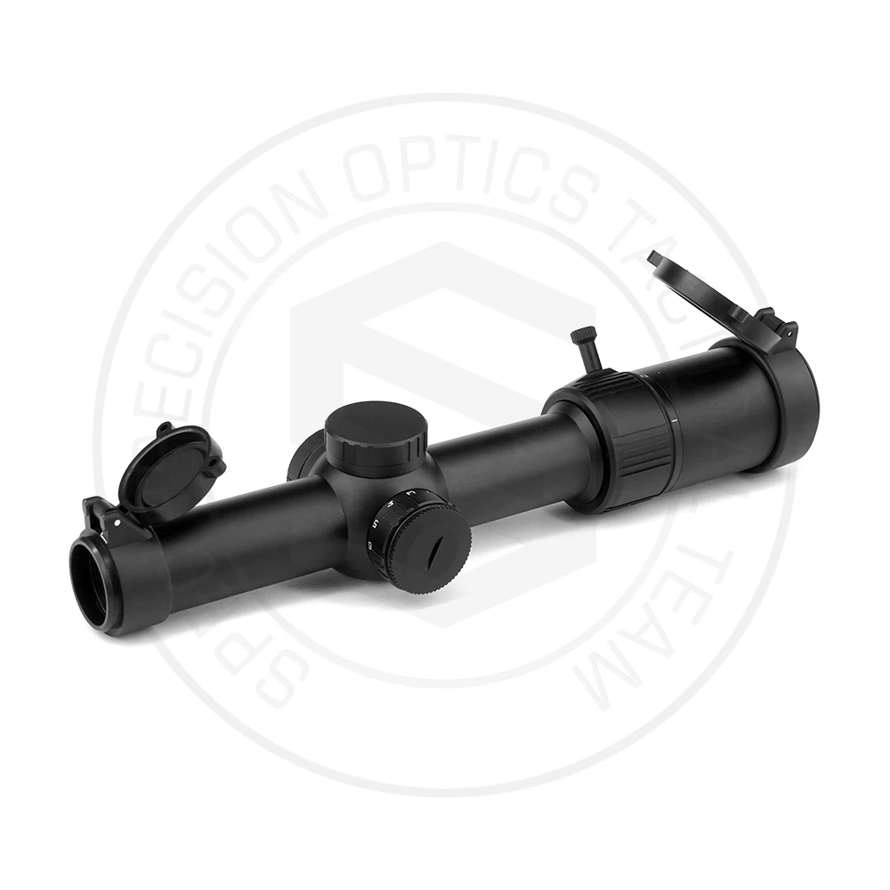 SPECPRECISION Tactical 1-6X LPVO SFP Sight Scope Green Illuminator Reticle Hunting Scope Accessories