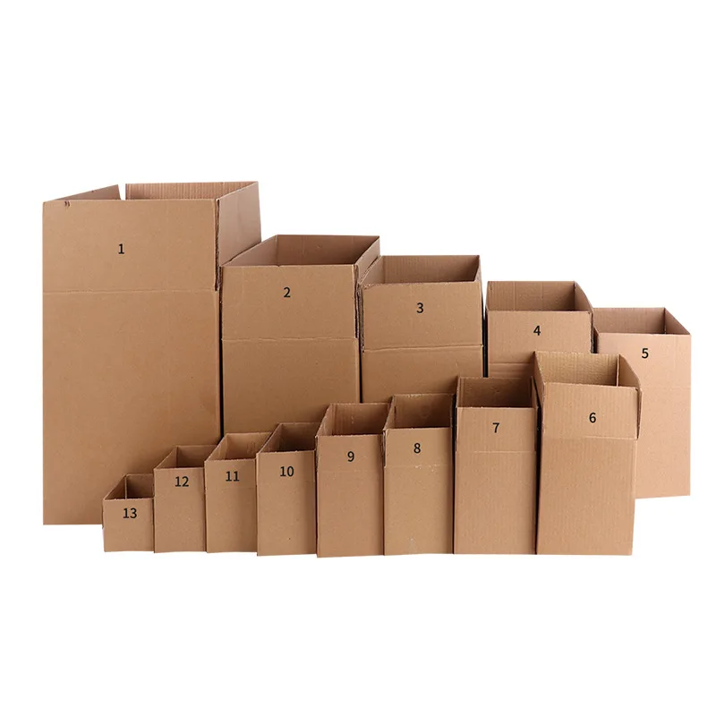 Manufacturer Small Business Kraft Boxes Shipping Mailing Moving Packaging Corrugated Cardboard Box