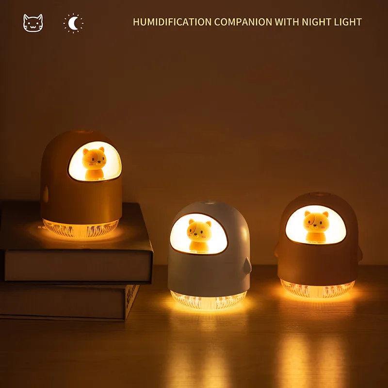 320ml mini cat room potable USB Room Car Air Humidifiers small Ultrasonic Humidifier