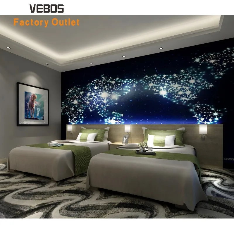 Factory direct custom hotel bedroom furniture and hotel furniture 5 star bedroom sets with 3d design hotel bedroom furniture