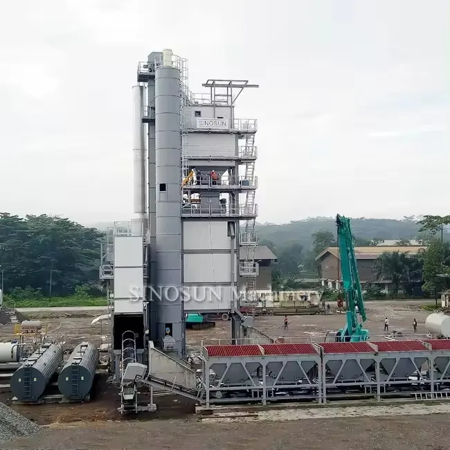 SAP120 Asphalt Road Equipment Asphalt Plant 120 tons per hour