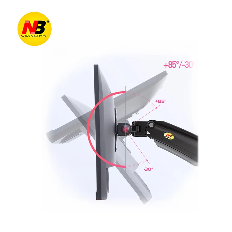 NB F195A 22-32 дюймов Full Motion 2 рукоятка ЖК-дисплей светодиодный экран монитор для настольного