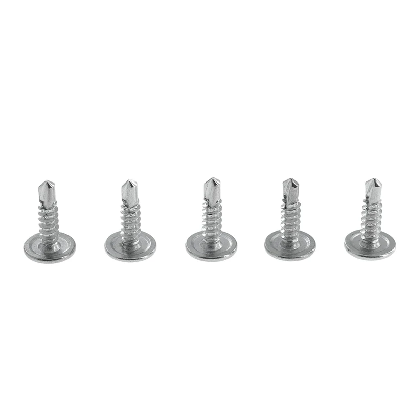 SS410 stainless steel ST2.9-ST6.3 cross recessed truss wafer head self drilling screw