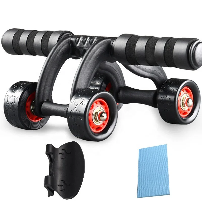 Fitness Exerciser Abdominal Abs Four Wheel Type ab For Abdominal Fit Exercise Training