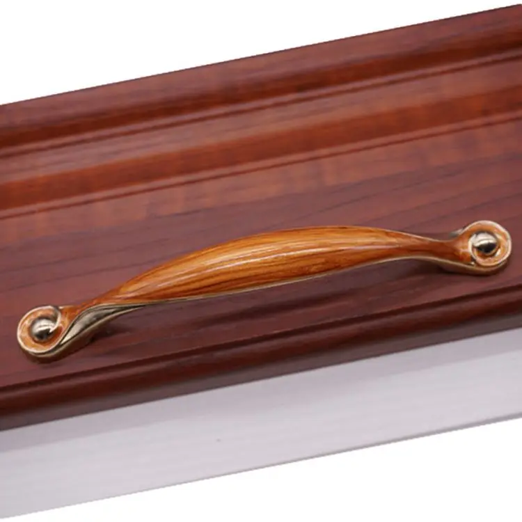 Zinc Alloy Solid Drawer Furniture Handle Antique Amber Red White Cabinet Handle  Kitchen