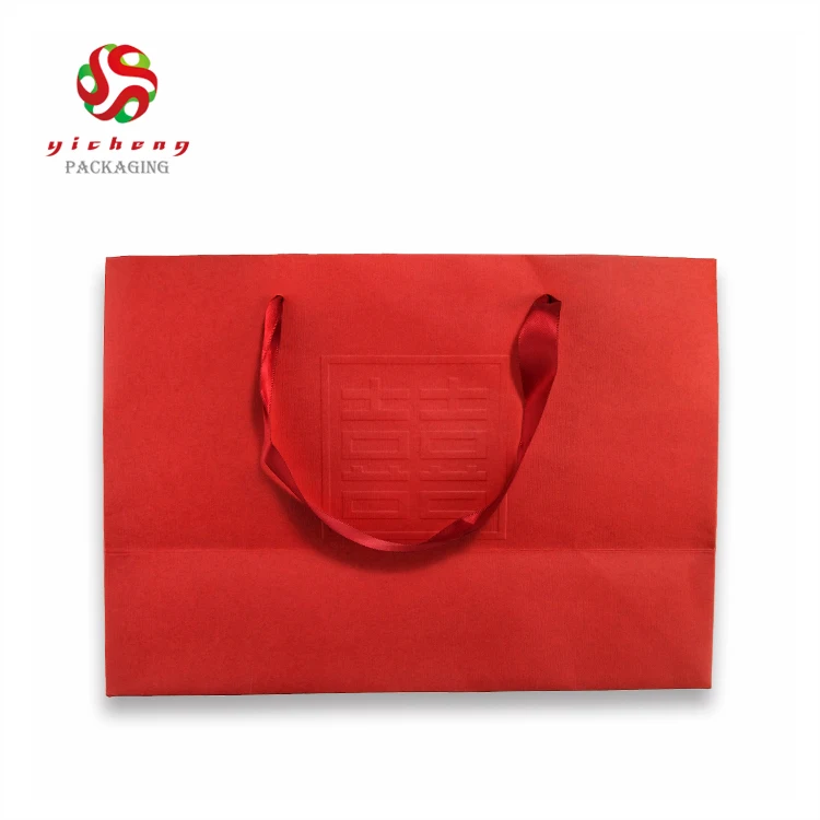 Recycled Cardboard luxury custom logo gold stamping printed white gift paper shopping bags
