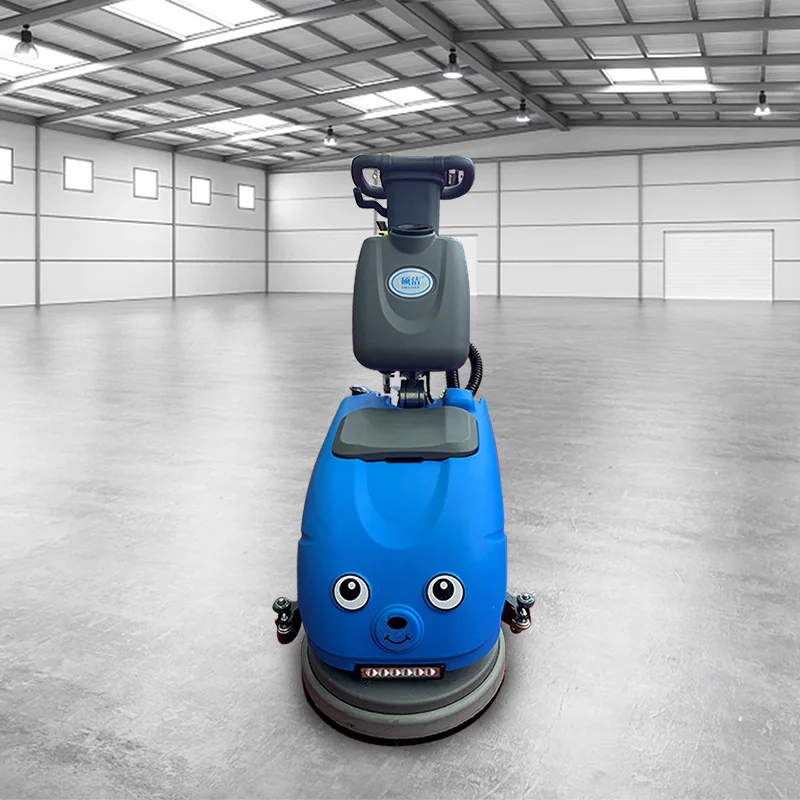 Foldable mini floor scrubber dryer for home ceramic tile floor cleaning machine