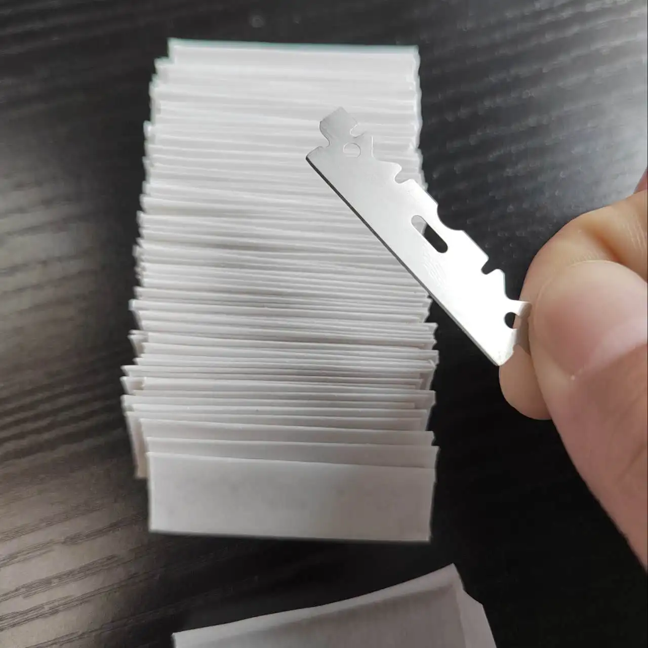 Wholesale high quality Stainless Steel  Edge Disposable Hair Razor Bblades Barber Shaving Razor Blades single blade razor