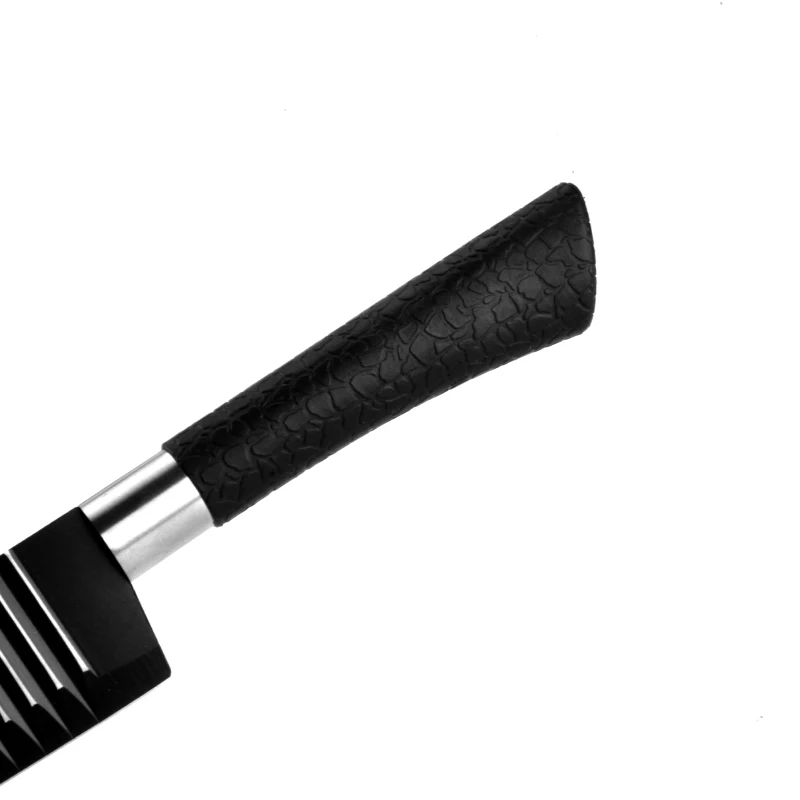 6pcs Non-Stick Coating Knife Ste with PP Handle Kitchen Scissors Ceramic Peeler Chopper Chef Bread Paring Knife