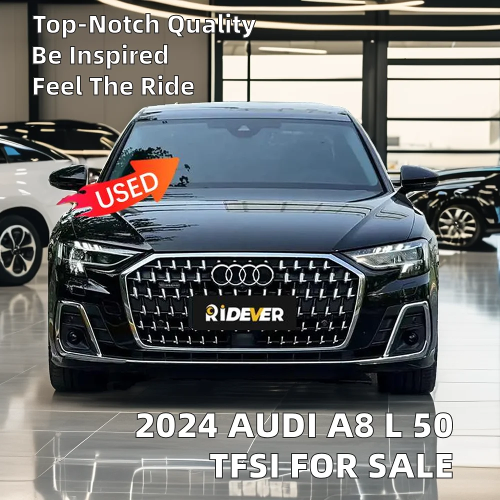 2024 Hot Sale Audi A8 L 50 TFSI Used Gasoline Car High Quality Leather Seats Left Steering