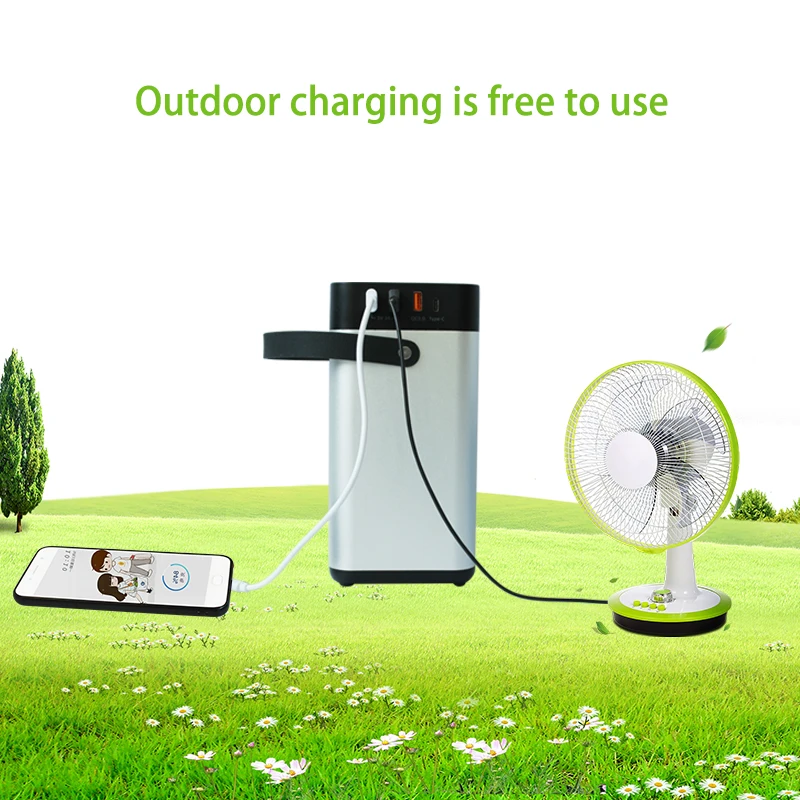 200Wh USB Type-C DC AC 200W Lithium Battery Bank 54000mAh Portable Power Station for portable power pack