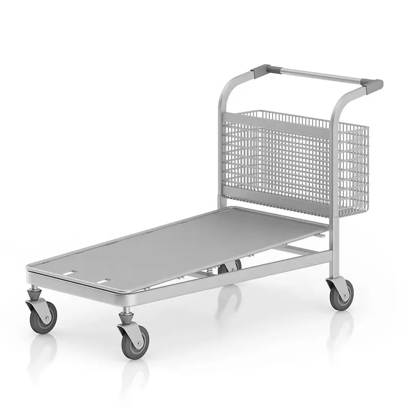 Supermarket Warehouse Trolley Industrial Trolleys Warehouse Carts With Brakes Wheels