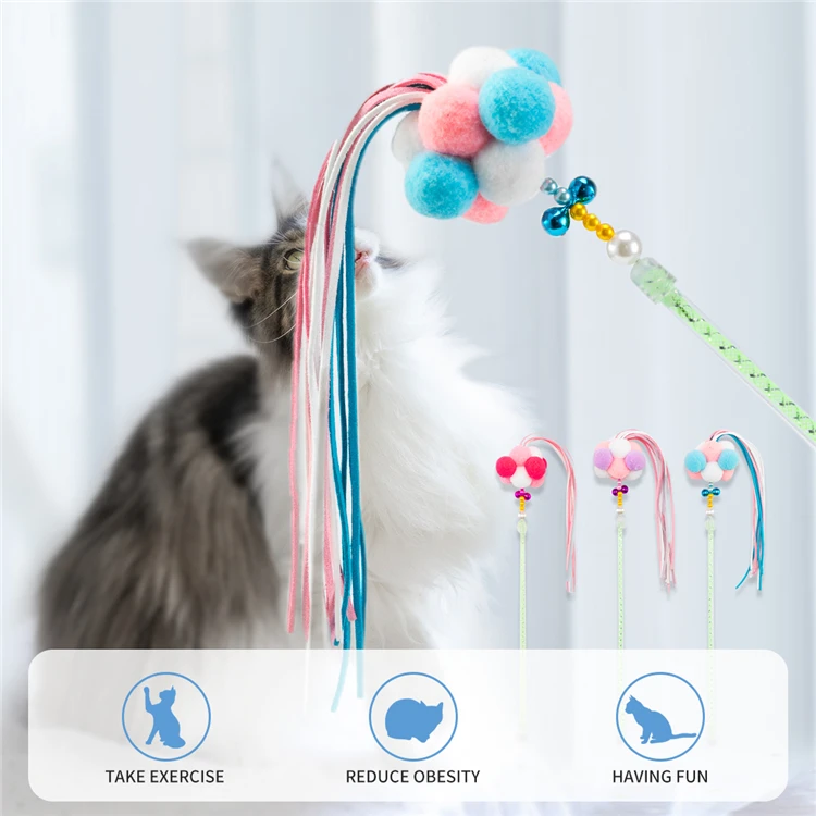 Manufacturer supplier 2020 new Funny cat stick Safe funny cat cat wand
