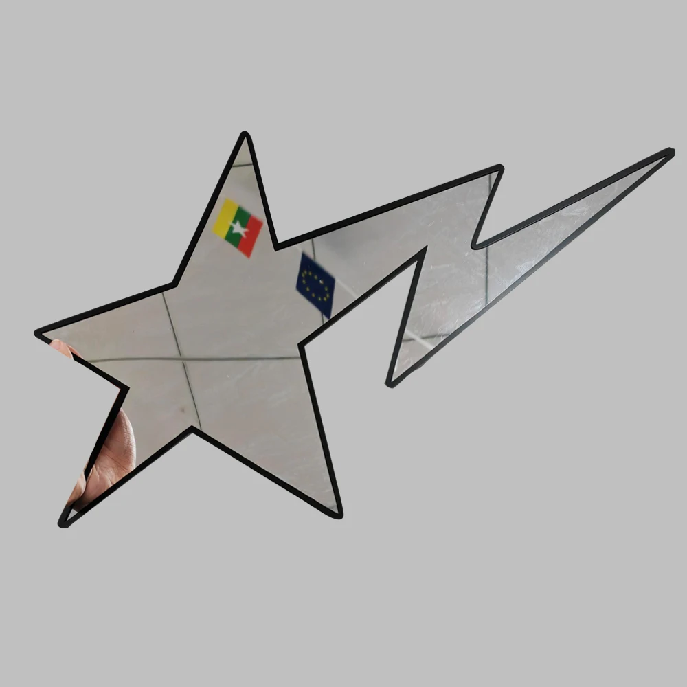 Wholesale Star Shaped Mirror Pocket Mirror Customized Shape New Shape Mirror