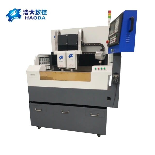 HD440 двойной нож Высокоточный cnc мобильный станок для изготовления экрана из закаленного стекла