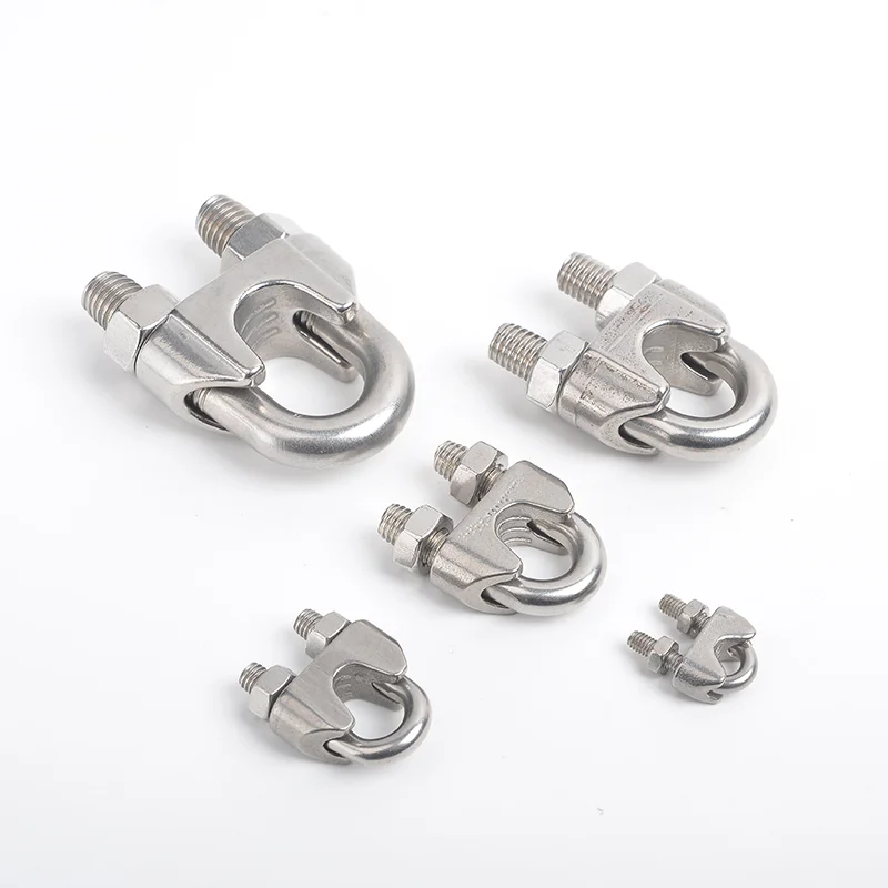 Factory Price Heavy Duty Wire Rope Clip 6mm Stainless Steel 316 304 Clip