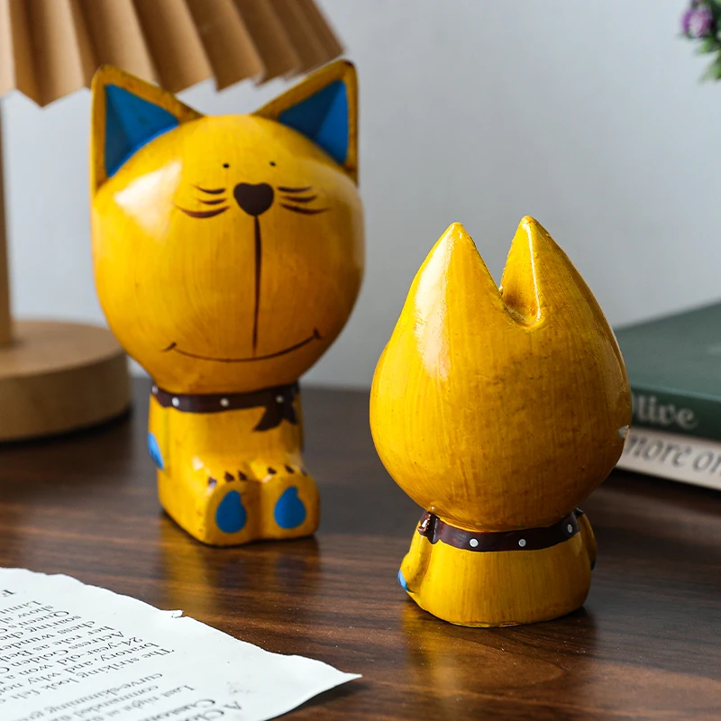 Nordic Inspired Garfield Wooden Decor - Brighten Your Living and Dining Spaces with Cute Cartoon Charm