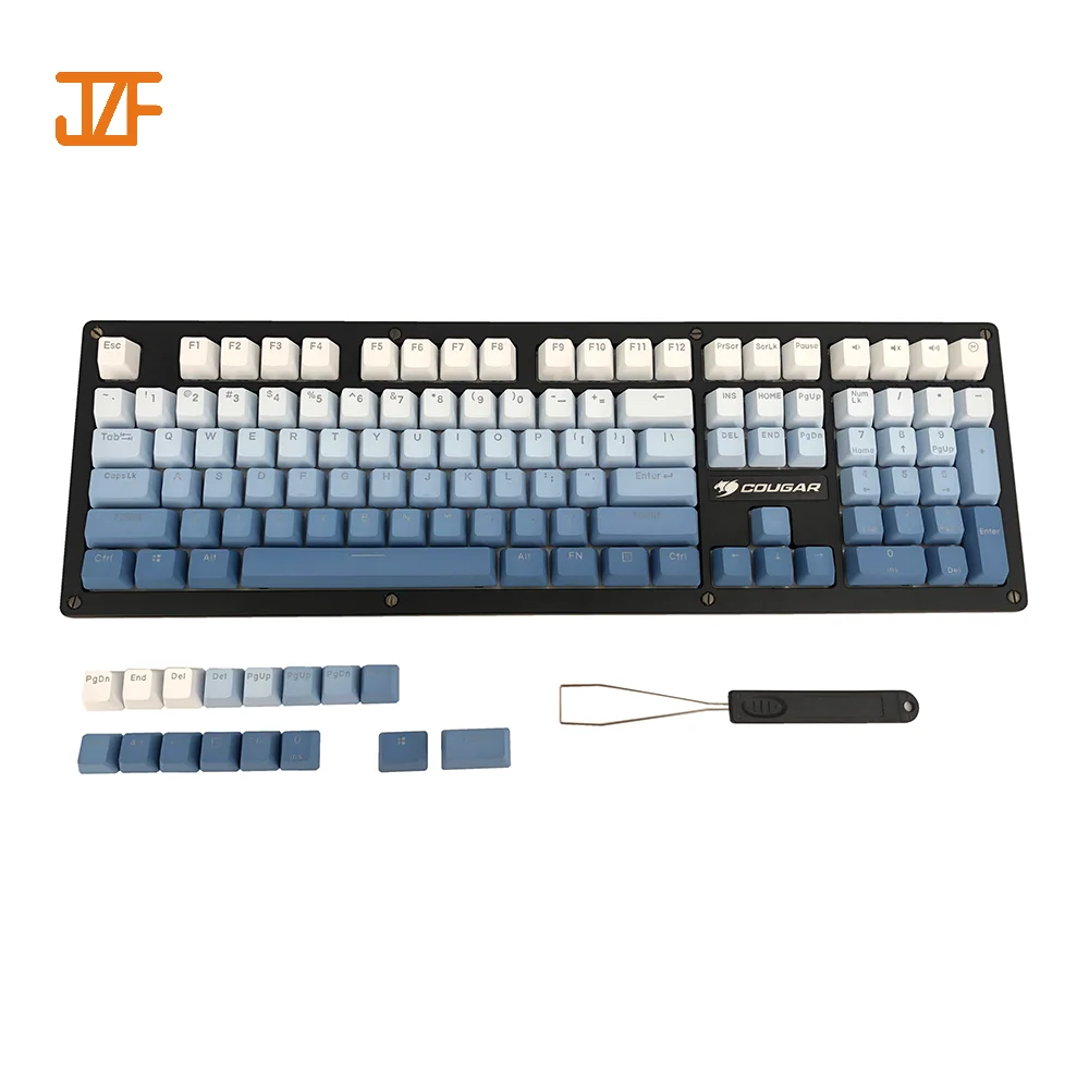 108 OEM Profile PBT Dip-dye 85% Gradient Keycaps DIY Set Cherry MX Switch for Mechanical Gaming Keyboard Keycaps With Puller