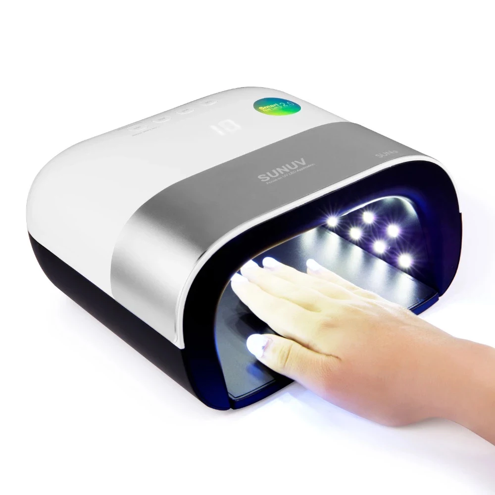 SUN3 48W Smart Nail Art Phototherapy Machine Baking Lamp Fast Dryer UV LED Nail Lamp LCD Display