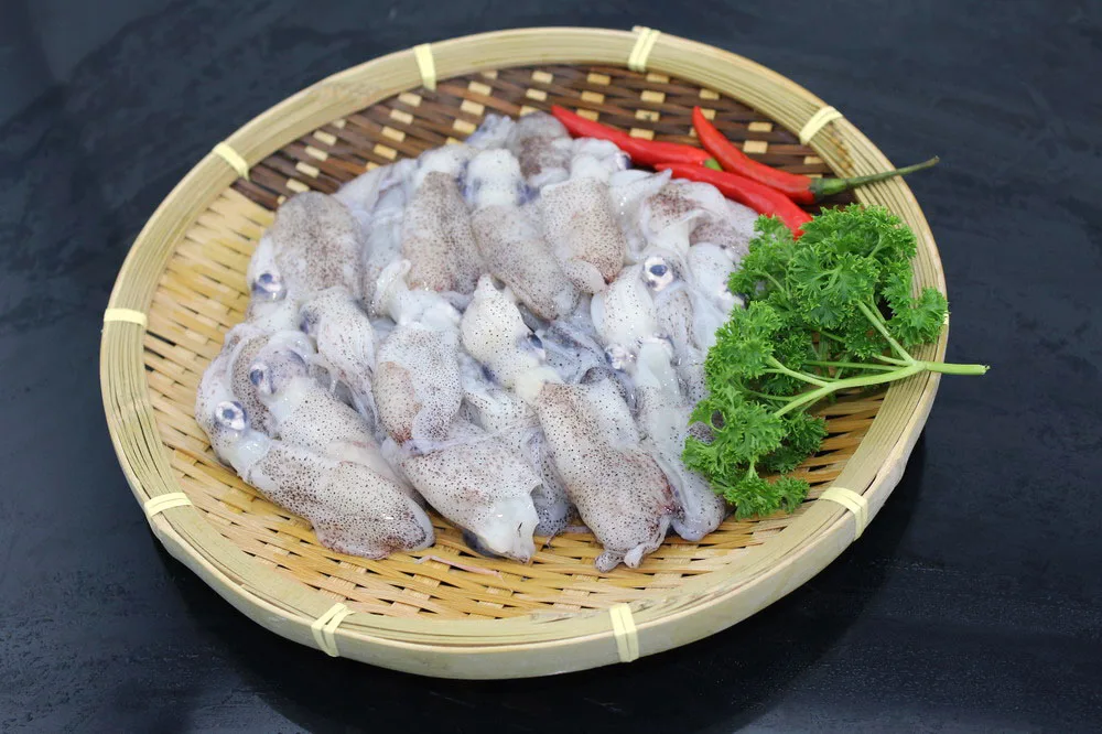 
Frozen squid 3-6cm loligo Whole Round squid on sale 
