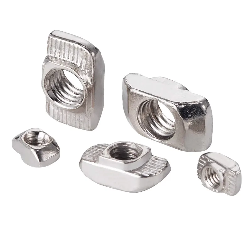 Galvanized Steel Stainless Steel M3 M4 M5 M6 M8 Rhombus Nut T-slot Hammer nuts