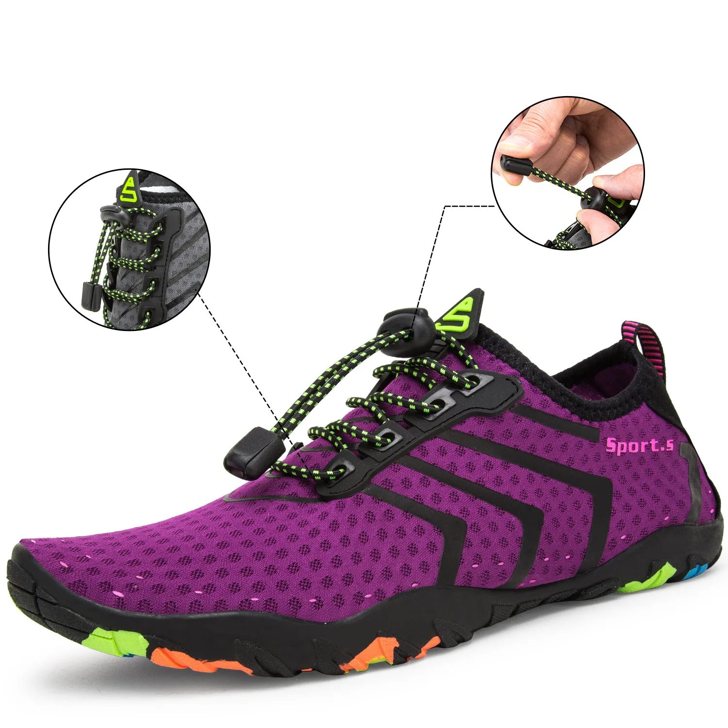 Нескользящая быстросохнущая обувь для походов и водных видов спорта унисекс для мужчин и женщин пляжная обувь для плавания Нескользящая женская обувь для воды