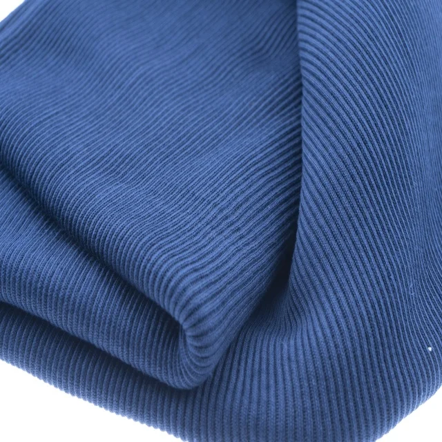 
2020 New Desgin Wholesale 100% Cotton 2x2 Knitting Rib Fabric For Cloth Cuff Factory Directly Sale 