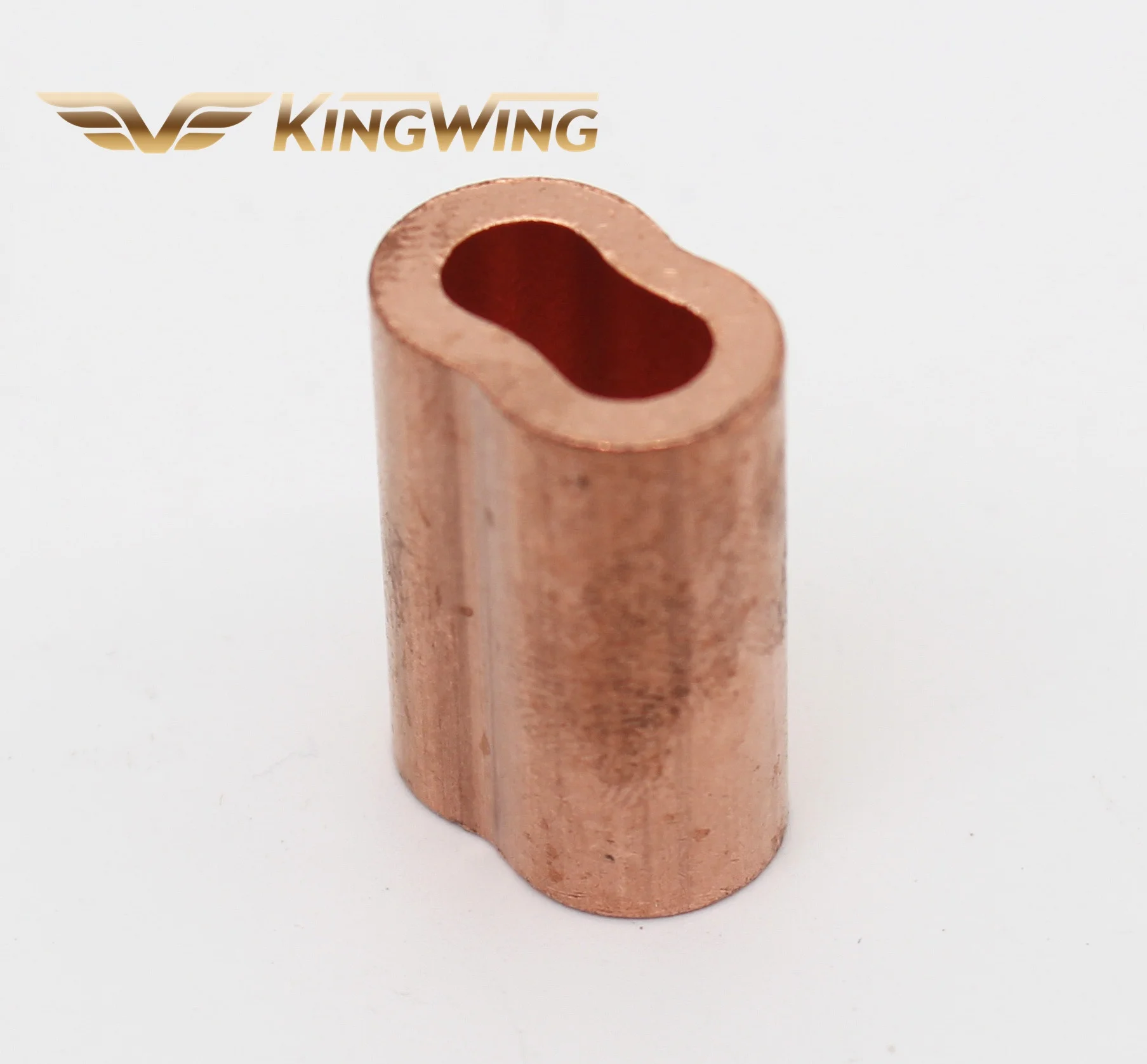 Copper Sleeves 8-shaped US Type Hourglass Oval Aluminum Cable Ferrule For Wire Rope Clip Fittings