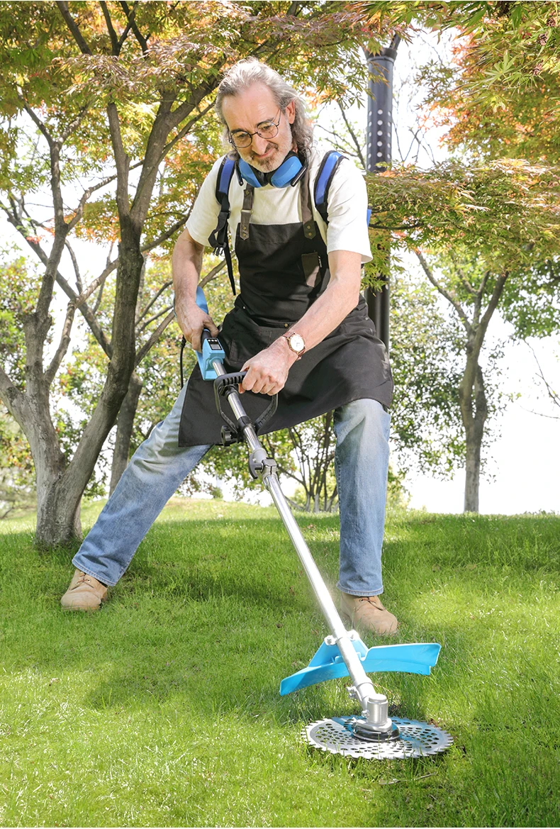 2021 Portable Battery Operated Cordless Grass Trimmer For Gardening Tools