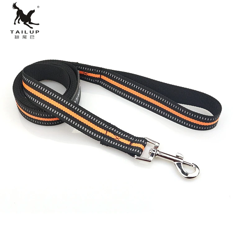 Factory wholesale highlight reflective nylon dog leash lead rope