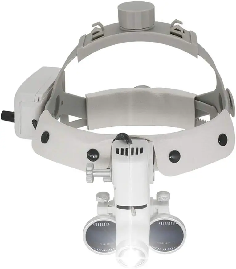 2.5X/3.5X Dental LED Surgery Headlight Loupe Headband Ent Specific Rechargeable 5W Cold LED Light Source Surgical Headlamp