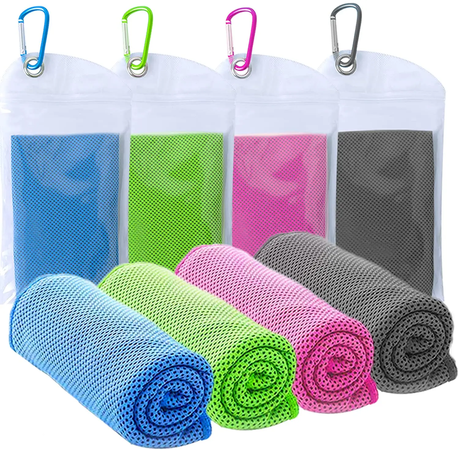 Custom logo available wholesale microfiber cooling towel for sport GYM towel cool ice towel instant cooling